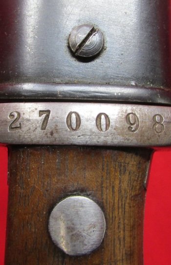  Swiss, M1889 Schmidt-Rubin Rifle Bayonet, Waffenfabrik Neuhausen — image 3