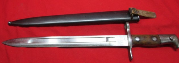  Swiss, M1889 Schmidt-Rubin Rifle Bayonet, Waffenfabrik Neuhausen — image 7