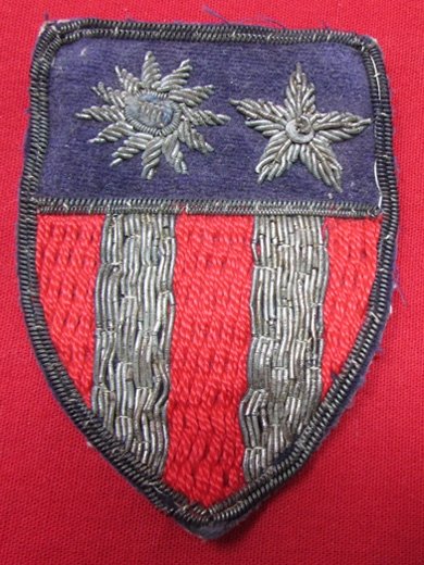  US WWII CBI, China-Burma-India SSI, Wire Embroidery, Snaps Reverse — image 2