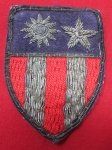 US WWII CBI, China-Burma-India SSI, Wire Embroidery, Snaps Reverse