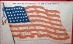 US Civil War Patriotic Envelope, American Flag, 1861