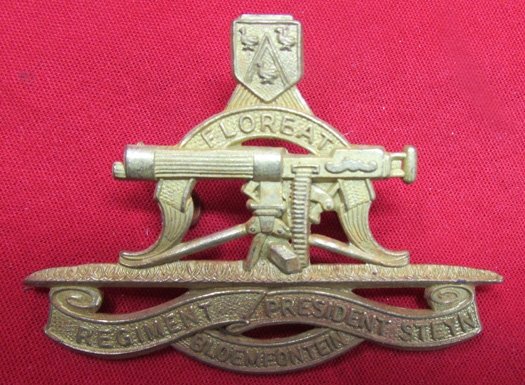  Union of South Africa Regiment President Steyn Cap Badge — image 2