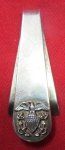 US WWII Era US Navy Money Clip, Sterling Marked