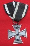German WWI Iron Cross 2nd Class, Maker Marked Ring