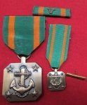 US Cold War Navy & Marine Corps Achievement Medal Lot.