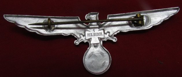  German WWII Aluminum Veteran Tunic Eagle — image 3