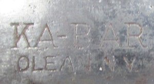 US WWII Blade Marked USMC Kabar Olean.N.Y., Round Tang — image 5