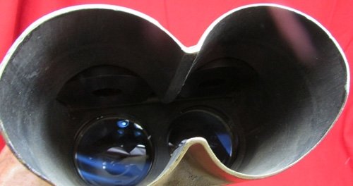  German WWII 12x60 Range Finder Binoculars, Zeiss (blc) Mfg. — image 6