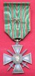 French WWI, Croix de Guerre, 1914-1915 Reverse, Regiment/Brigade Level Award