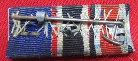  German WWII Army 3 Place Ribbon Bar — image 3
