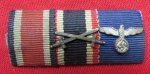 German WWII Army 3 Place Ribbon Bar