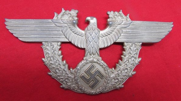  German WWII Police Shako Eagle, CTD Mfg. — image 2