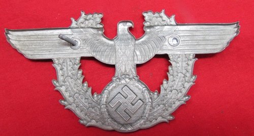  German WWII Police Shako Eagle, CTD Mfg. — image 3