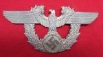 German WWII Police Shako Eagle, CTD Mfg.