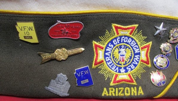  US WWI Veterans of Foreign Wars Hat, Tucson Post 4903 1959 — image 3
