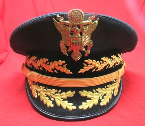  US Cold War Era, US Army General Officer Full Dress Hat, Luxenberg Mfg — image 2