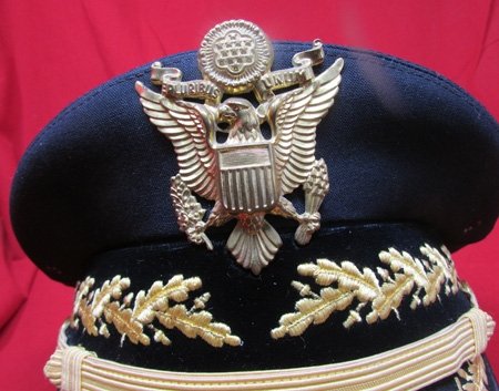  US Cold War Era, US Army General Officer Full Dress Hat, Luxenberg Mfg — image 3