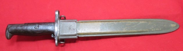  US WWII M1905/42 Garand Bayonet, SA 1908 Modified, Very Clean — image 2