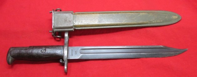  US WWII M1905/42 Garand Bayonet, SA 1908 Modified, Very Clean — image 4
