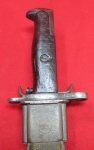 US WWII M1905/42 Garand Bayonet, SA 1908 Modified, Very Clean
