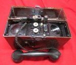 German WWII Field Telephone, Feldfernsprecher 33, 1941 Mfg