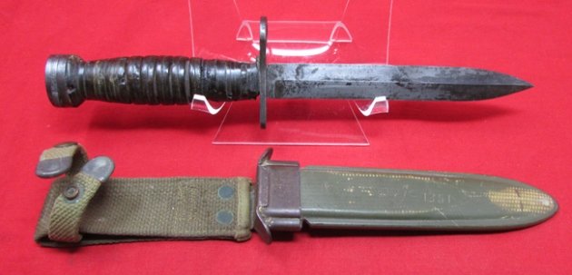 US Korean-Vietnam War, USM4 Carbine Bayonet, Kinfolks Mfg — image 4