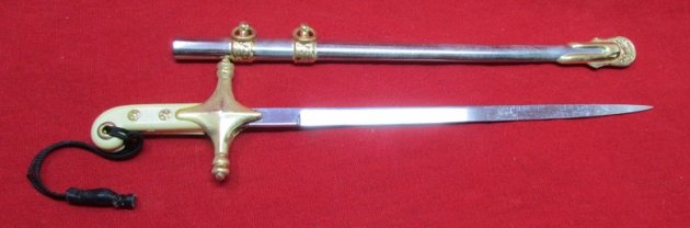  US Current Era, USMC Officer Mameluke Sword Letter Opener — image 3
