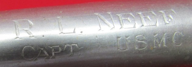  US WWII - Vietnam War Era, USMC Identified Swagger Stick, China Marine, Wounded Iwo Jima 1945 — image 3