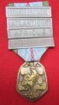 French WWII Commemorative War Medal 1939-1945 With Four Clasps
