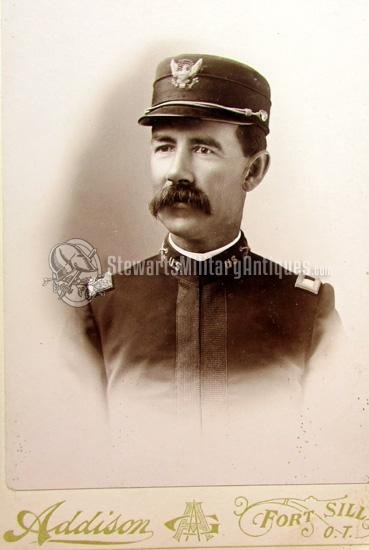  US Indian War Era Cabinet Card, Captain W.C.Brown, 10th Cavalry, Fort Huachuca — image 3