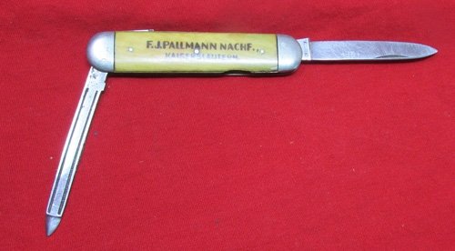  German WWI-WWII Era Advertising Pocket Knife, F.J. Pallman Nachf, Kaiserslautern — image 5