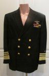 US Identified Vice Admiral Coat, Silver Star WWII, USS Sawfish