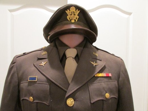  US WWII Army Air Corps Officers Pinks & Greens Uniform Set — image 4