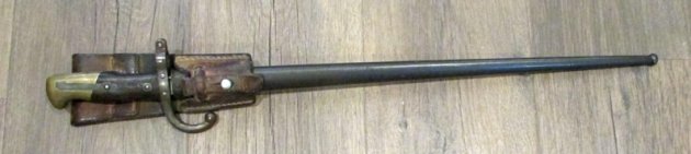  French M1874 Gras Bayonet, Steyr Mfg 1878 — image 2