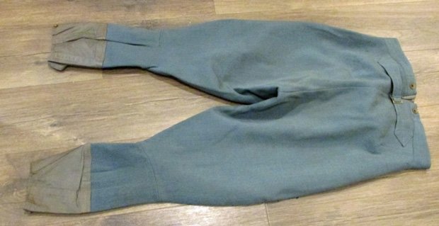  French WWI Blue Wool Breeches, Officer Quality — image 3