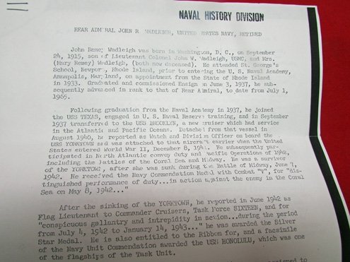  US Navy Cold War, Named Rear Admiral Reefer Jacket, Silver Star WWII, USS Yorktown — image 10