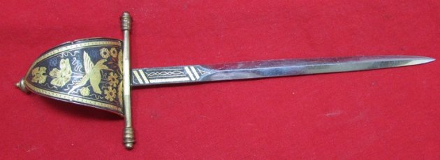  Spanish Main-Gauche, Parrying Dagger Letter Opener, Toledo — image 2