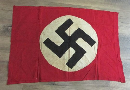  German WWII NSDAP Flag, 21 x 31 Inches — image 3