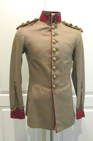  British WWI Era, Army of India, Officers Dress Coat, Lt. Colonel 124th Baluchistan Infantry — image 2