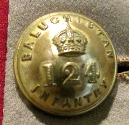  British WWI Era, Army of India, Officers Dress Coat, Lt. Colonel 124th Baluchistan Infantry — image 3