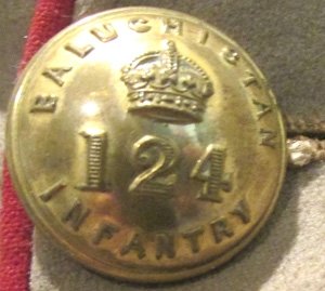  British WWI Era, Army of India, Officers Dress Coat, Lt. Colonel 124th Baluchistan Infantry — image 4