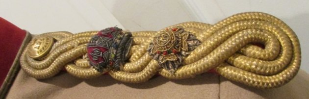  British WWI Era, Army of India, Officers Dress Coat, Lt. Colonel 124th Baluchistan Infantry — image 5