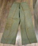 US WWII P1941 USMC HBT Issue Utility Trousers, 28x28