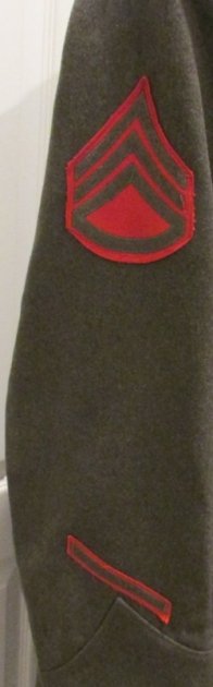  US WWII USMC, 3rd Amphibious Corps NCO Overcoat, 1944, Sz 1-L — image 3