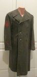 US WWII USMC, 3rd Amphibious Corps NCO Overcoat, 1944, Sz …