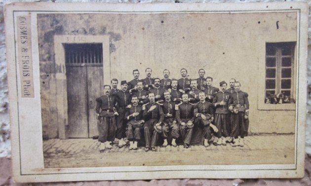  French 2nd Empire Soldier Group Photo, Excellent Detail — image 2