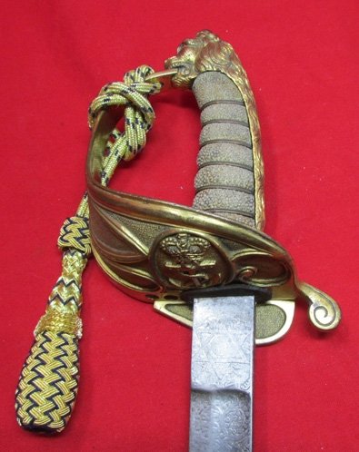  British Victorian Era, M1827 Royal Navy Officers Sword — image 6