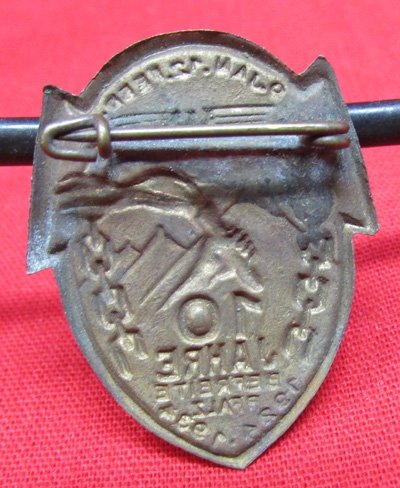  German Pre WWII Pfalz 10 Year Anniversary Tinnie, 1924 - 1934 — image 3