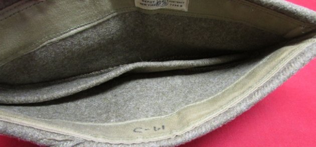  US WWI Army Enlisted Overseas Hat with US Disc — image 4