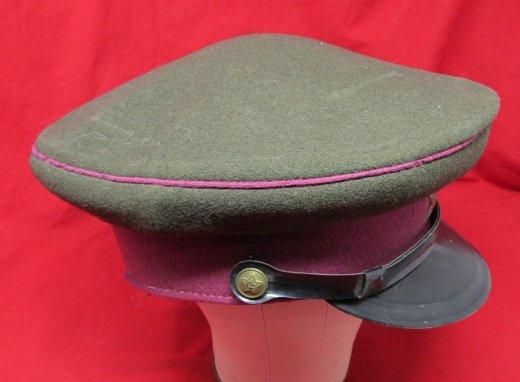  Soviet Post WWII Infantry Officers Visor Hat, 1950-60's, Large Size 60 — image 4